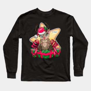 Christmas Deer with gifts for you Long Sleeve T-Shirt